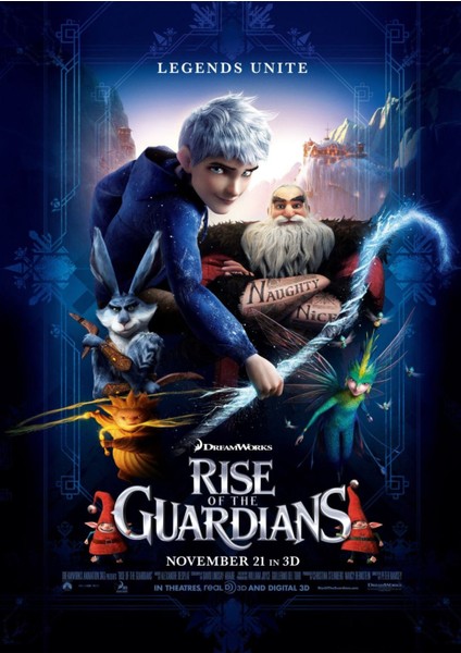 Rise Of The Guardians (2012) 10 Afiş - Poster ( Folyo ) - Afiş - POSTER-5458 ( 35 cm x 50 cm )