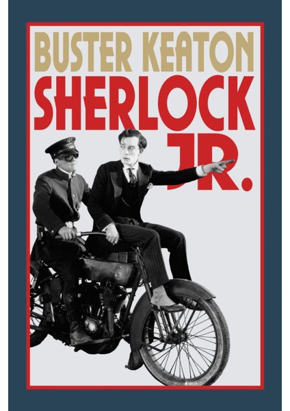 Sherlock Jr. (1924) Afiş - Poster ( Folyo ) - Afiş - POSTER-5714 ( 35 cm x 50 cm )