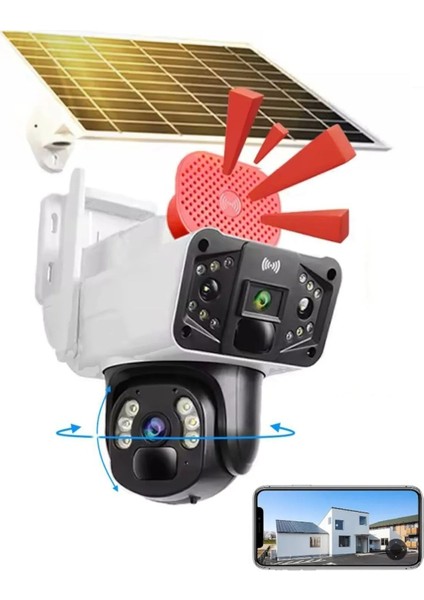 AV-S830 Güneş Enerjili Sim Kartlı 4g 6mp Solar Güvenlik KAMERASI,10X ZOOM,360 Güçlü Batarya modelleri