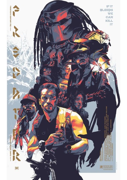 Predator (1987) 0005 Afiş - Poster ( Folyo ) - Afiş - POSTER-5180 ( 35 cm x 50 cm )