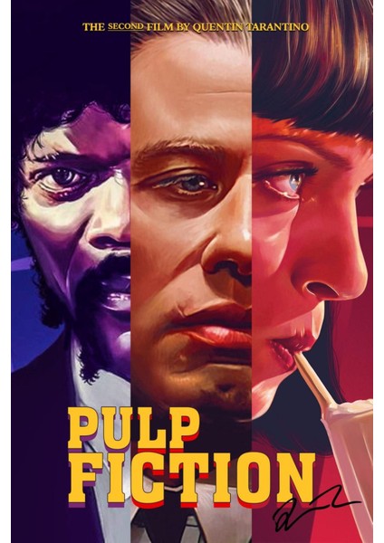 Pulp Fiction (1994) 0009 Afiş - Poster ( Folyo ) - Afiş - POSTER-5234 ( 35 cm x 50 cm )