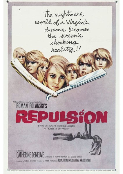 Repulsion (1965) Afiş - Poster ( Folyo ) - Afiş - POSTER-5389 ( 35 cm x 50 cm )