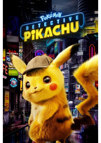 Pokemon Detective Pikachu (2019) ( Folyo ) - Afiş - POSTER-5131 ( 35 cm x 50 cm )