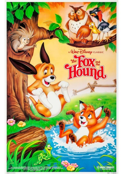 The Fox And The Hound (1981) 1 Afiş - Poster ( Folyo ) - Afiş - POSTER-6986 ( 35 cm x 50 cm )
