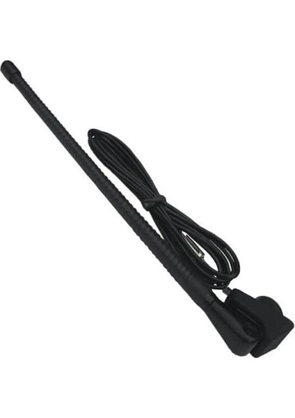 ANTEN TABANI+ÇUBUĞU (JOP ANTEN) KISA TİP (29 CM) (ELASTİK) (2.5 MT KABLOLU) FIAT-RENAULT-TOFAŞ