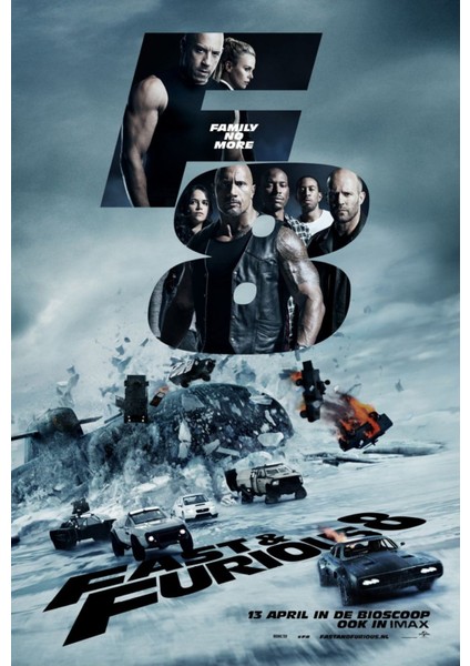 The Fate Of The Furious (2017) 4 (Folyo / Afiş / Poster) 6925 ( 35 cm x 50 cm )