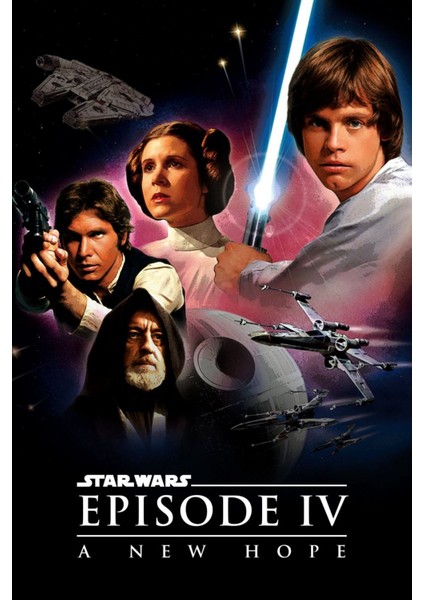 Star Wars (1977) 2 (Folyo / Afiş / Poster) 6074 ( 35 cm x 50 cm )