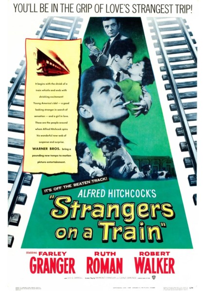 Strangers On A Train (1951) 2 (Folyo / Afiş / Poster) 6231 ( 35 cm x 50 cm )