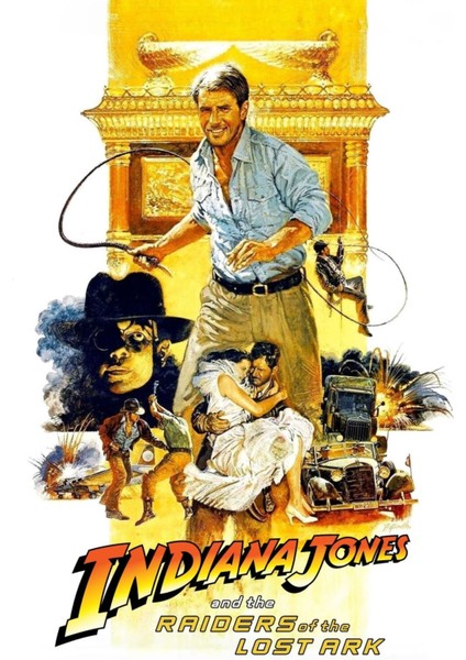 Raiders Of The Lost Ark (1981) 4 (Folyo / Afiş / Poster) 5269 ( 35 cm x 50 cm )