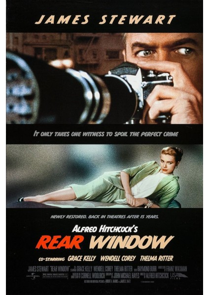 Rear Window (1954) 4 (Folyo / Afiş / Poster) 5340 ( 35 cm x 50 cm )