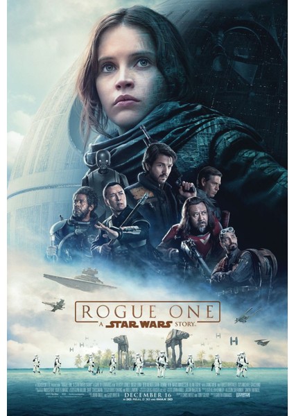 Rogue One A Star Wars Story (2016) 4 (Folyo / Afiş / Poster) 5519 ( 35 cm x 50 cm )