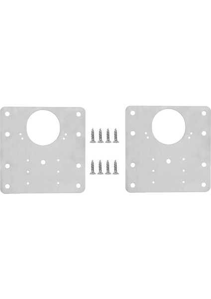 2 Adet, Mobilya Menteşe Onarım Braket Kiti, Dolap Menteşesi, Tamir Sacı, Paslanmaz Çelik,