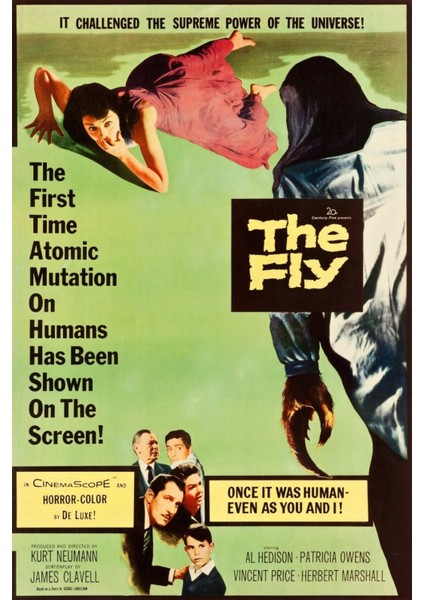 The Fly (1958) 1 (Folyo / Afiş / Poster) 6965 ( 35 cm x 50 cm )