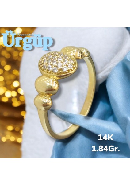 14 Ayar 1.84 Gram Altın Şık Yüzük