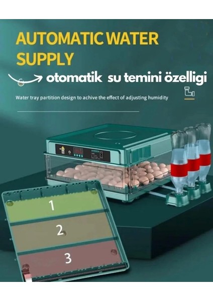 Kuluçka Makinesi 130 Lu Tam Otomatik