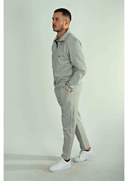 Pike Yarım Fermuar Sweat Açık Gri indirimleri