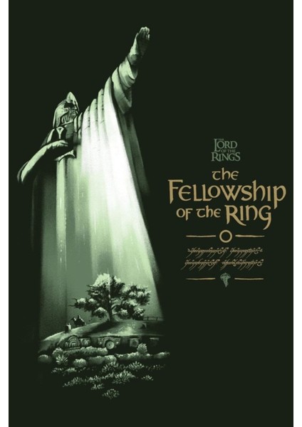 The Lord Of The Rings The Fellowship Of The Ring (2001) (Folyo / Afiş / Poster) 7491 ( 35 cm x 50 cm )