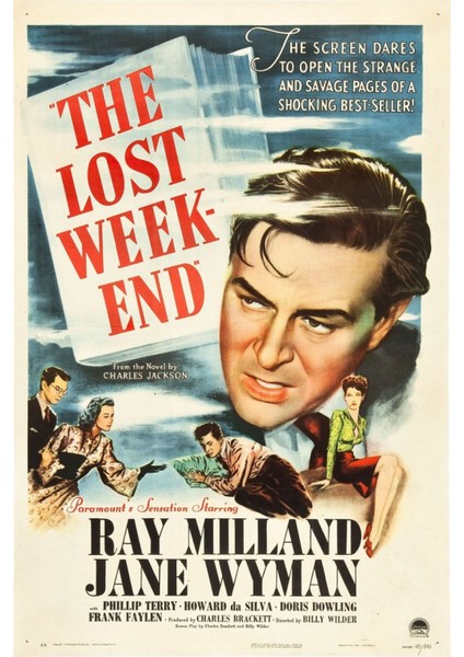 The Lost Weekend (1945) 1 (Folyo / Afiş / Poster) 7515 ( 35 cm x 50 cm )