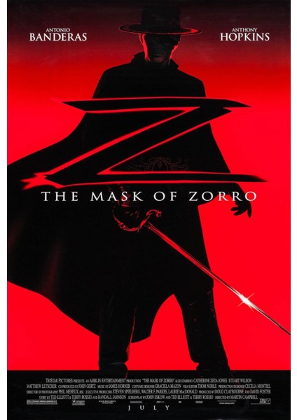 The Mask Of Zorro (1998) (Folyo / Afiş / Poster) 7587 ( 35 cm x 50 cm )