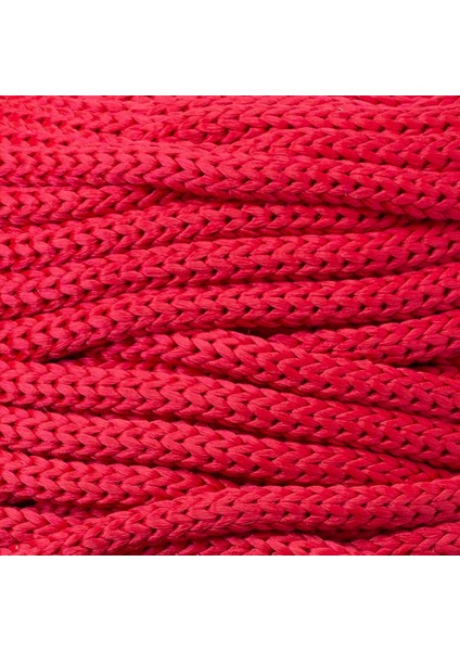 Xl Makrome Kırmızı El Örgü İpi- R048 - 33714