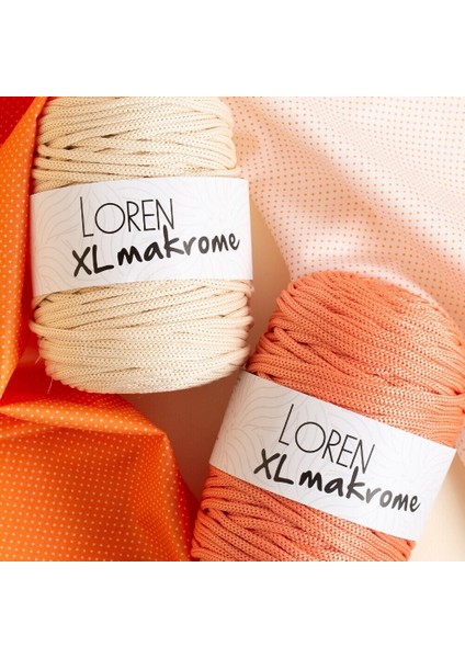Xl Makrome Kırmızı El Örgü İpi- R048 - 33714