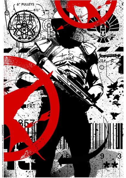 The Hunger Games Mockingjay - Part 1 (2014) 21 (Folyo / Afiş / Poster) 7236 ( 35 cm x 50 cm )