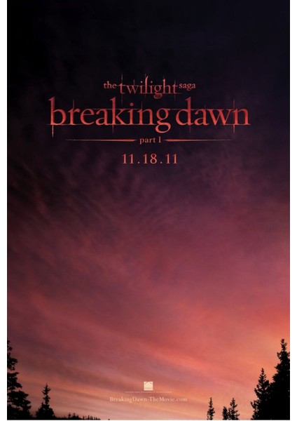 The Twilight Saga Breaking Dawn - Part 1 (2011) (Folyo / Afiş / Poster) 8028 ( 35 cm x 50 cm )