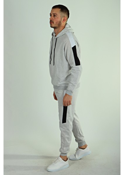 2 Iplik Garneli Kapşonlu Takım Açık Gri fiyatları