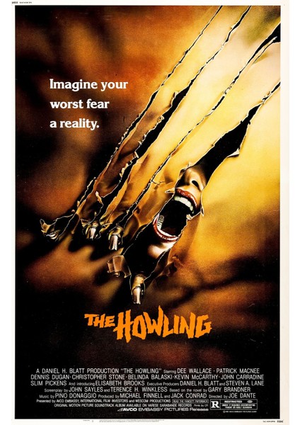 The Howling (1981) 1 (Folyo / Afiş / Poster) 7184 ( 35 cm x 50 cm )