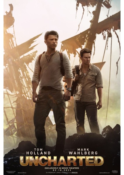 Uncharted (2022) (Folyo / Afiş / Poster) 8503 ( 35 cm x 50 cm )