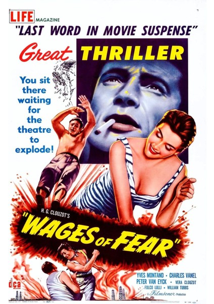 The Wages Of Fear (1953) 2 (Folyo / Afiş / Poster) 8052 ( 35 cm x 50 cm )