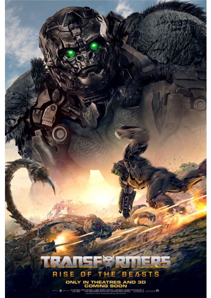 Transformers Rise Of The Beasts (2023) 0026 (Folyo / Afiş / Poster) 8400 ( 35 cm x 50 cm )