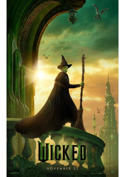 Wicked (2024) 0004 (Folyo / Afiş / Poster) 8647 ( 35 cm x 50 cm )