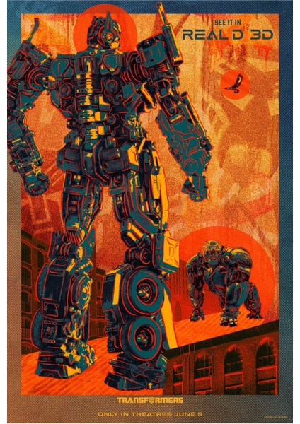 Transformers Rise Of The Beasts (2023) 0020 (Folyo / Afiş / Poster) 8394 ( 35 cm x 50 cm )