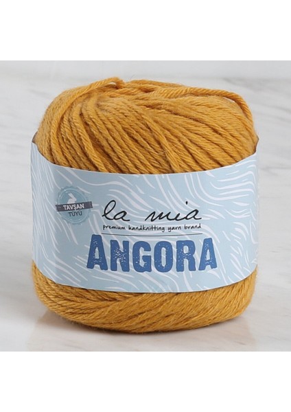 La Mia Angora Hardal El Örgü Ipi - L123 - 34216