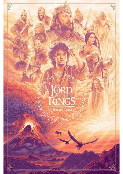 The Lord Of The Rings The Return Of The King 2003 8 Poster Afiş ( 35 x 50 cm )