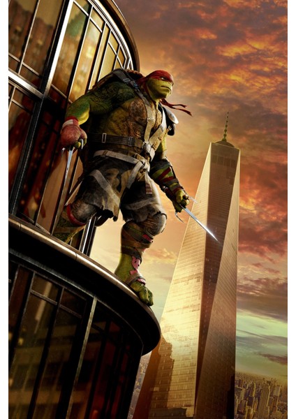 Ninja Turtles Out Of The Shadows 2016 5 Poster Afiş ( 35 x 50 cm )