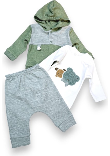Ayıcıklı Hırkalı Erkek Bebek Takım fiyatları