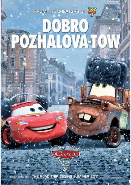 Cars 2 (2011) 1 ( Folyo ) - Afiş - POSTER-2038 ( 50 cm x 70 cm )