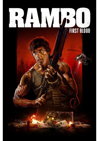 First Blood (1982) 4 ( Folyo ) - Afiş - POSTER-2871 ( 50 cm x 70 cm )