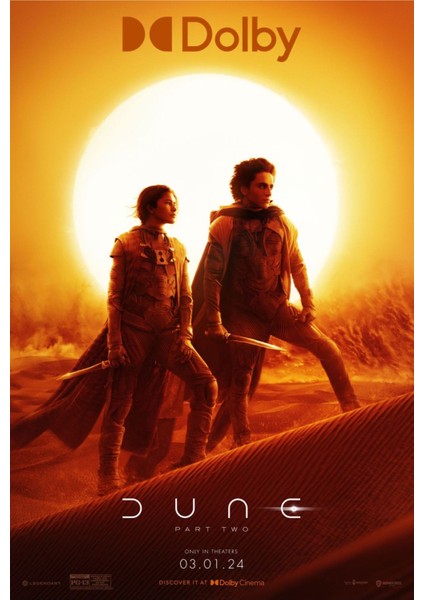 Dune Part Two (2024) 0004 ( Folyo ) - Afiş - POSTER-2614 ( 50 cm x 70 cm )