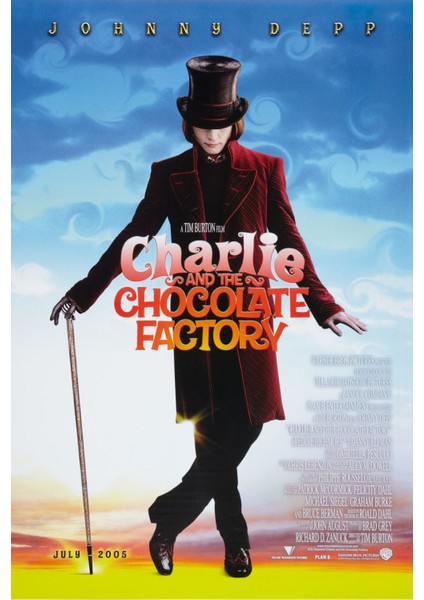 Charlie And The Chocolate Factory (2005) 2 ( Folyo ) - Afiş - POSTER-2104 ( 50 cm x 70 cm )