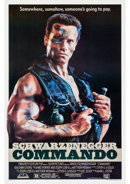 Commando (1985) ( Folyo ) - Afiş - POSTER-2205 ( 50 cm x 70 cm )