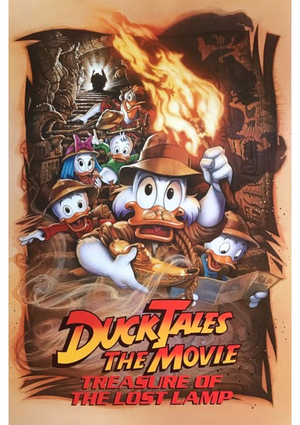 Ducktales The Movie - Treasure Of The Lost Lamp (1990) 1 ( Folyo ) - Afiş - POSTER-2588 ( 50 cm x 70 cm )