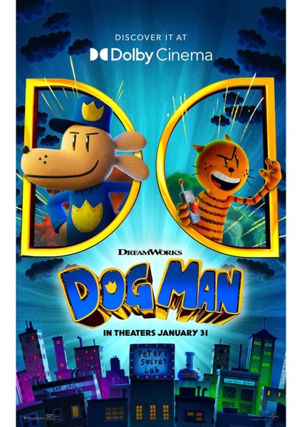 Dog Man (2025) 0001 ( Folyo ) - Afiş - POSTER-2527 ( 50 cm x 70 cm )