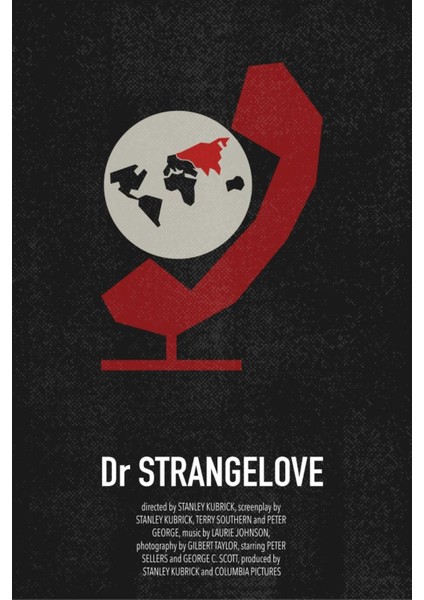 Dr. Strangelove (1964) ( Folyo ) - Afiş - POSTER-2550 ( 50 cm x 70 cm )