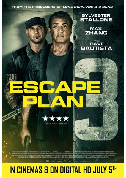Escape Plan The Extractors (2019) ( Folyo ) - Afiş - POSTER-2704 ( 50 cm x 70 cm )