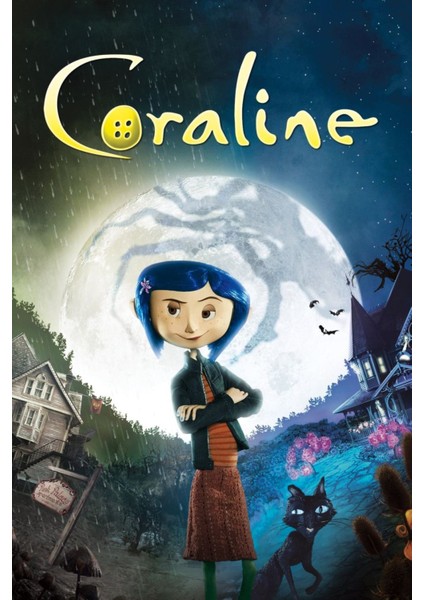 Coraline (2009) 0002 ( Folyo ) - Afiş - POSTER-2238 ( 50 cm x 70 cm )