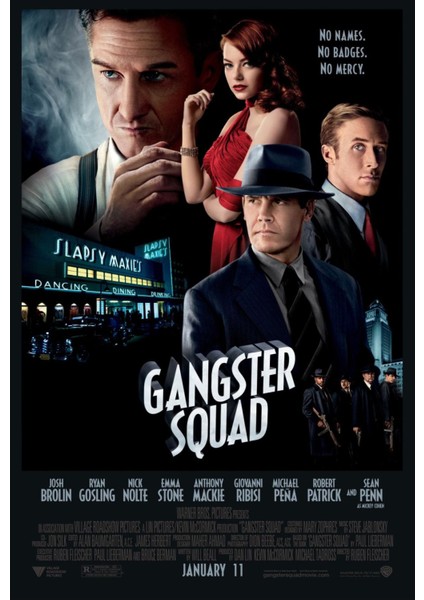 Gangster Squad (2013) ( Folyo ) - Afiş - POSTER-3006 ( 50 cm x 70 cm )