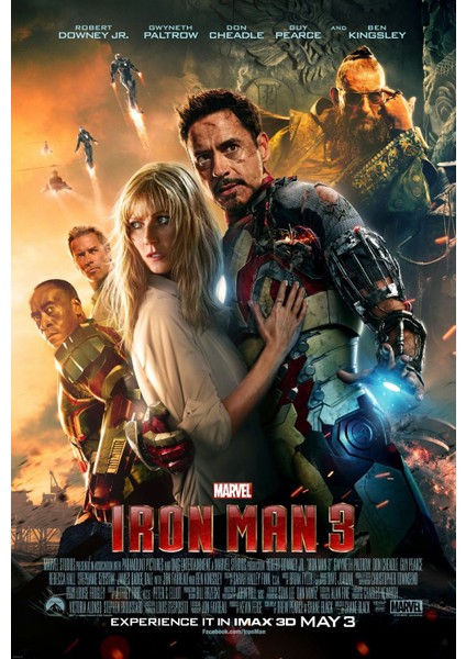 Iron Man 3 (2013) 9 ( Folyo ) - Afiş - POSTER-3856 ( 50 cm x 70 cm )